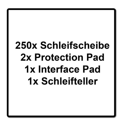 Festool ETS EC 150/5 EQ-Plus Exzenterschleifer 400 W 150 mm Brushless + 250x Schleifscheibe + 2x Protection Pad + Interface Pad + Schleifteller + systainer - Toolbrothers