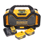 Radio a batteria DeWalt DCR 027 P2 DAB+ 10,8-18,0 V + 2 batterie 5,0 Ah + caricabatterie
