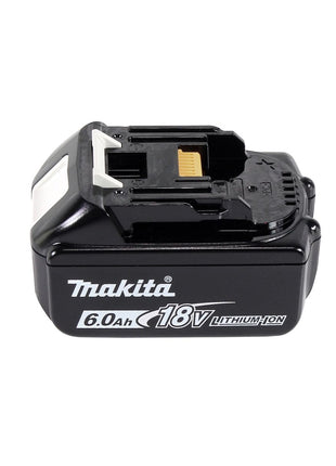 Cargador de batería Makita DFR 550 G1J destornillador 18 V 25 - 55 mm + 1x batería 6,0 Ah + Makpac - sin cargador