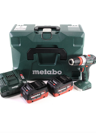 Taladro atornillador a batería Metabo BS 18 L BL Q 18 V 60 Nm sin escobillas + MetaLoc + 2 baterías 8,0 Ah LiHD + cargador