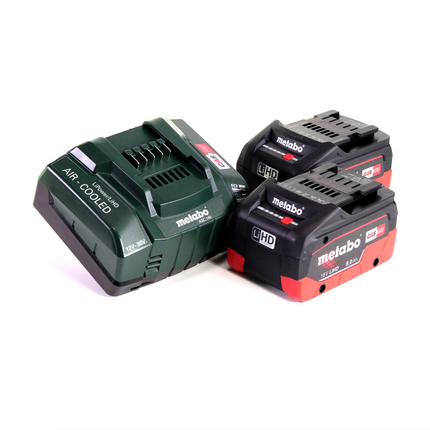 Metabo BS 18 L BL Q Akku Bohrschrauber 18 V 60 Nm Brushless + MetaLoc  + 2x Akku 8,0Ah LiHD + Ladegerät