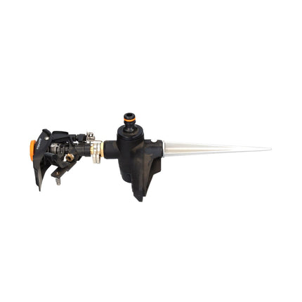 Fiskars pulsierender Sprinkler mit Erdspieß 360° ( 1027029 ) 26 m Bewässerung