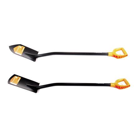 Fiskars Solid Gärtnerspaten spitz ( 131413 ) + ErgoComfort Solid Gartenspaten rund ( 131403 )