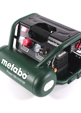 Metabo Power 180-5 W OF compresor 8 bar 1,1 kW (601531000) 5 l tamaño de caldera sin aceite