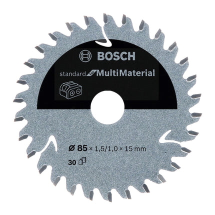 Bosch GKS 12V-26 Professional Akku Handkreissäge 12 V 85 mm + 2x Akku 6,0 Ah + Ladegerät + Sägeblatt + L-Boxx