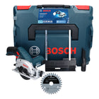 Bosch GKS 12V-26 Professional Sega circolare a batteria 12V / 85 mm in valigetta L-Boxx ( 06016A1002 ) - senza batteria, senza caricabatterie