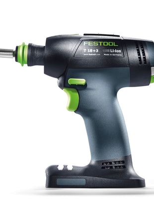 Festool T 18+3 Basic perceuse-visseuse sans fil 18 V 50 Nm Brushless Solo + systainer (576448) + accessoire angulaire DD-AS - sans batterie, sans chargeur (successeur de 574763)