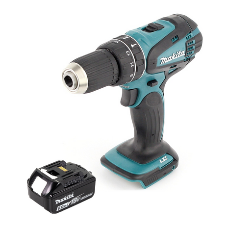 Taladro percutor inalámbrico Makita DHP 456 G1 18 V 50 Nm + 1x batería 6,0 Ah - sin cargador