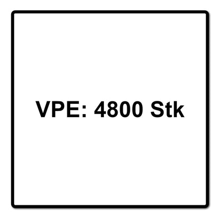 Meisterling Terrassenschrauben 5x50 mm 4800 Stück ( 24x 010010000011 ) CUT Spitze 90° Linsen Senkkopf mit Torx 2/3 Grobgewinde VA Edelstahl