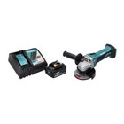 Makita DGA 452 RG1 Akku Winkelschleifer 18 V 115 mm + 1x Akku 6,0 Ah + Ladegerät