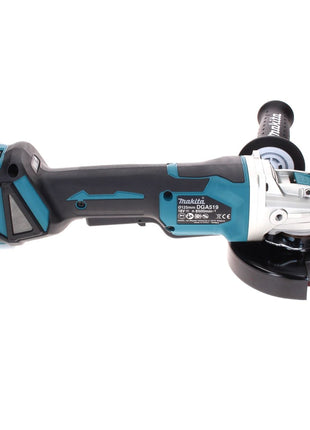 Makita DGA 519 ZJ Akumulatorowa szlifierka kątowa 18 V 125 mm bezszczotkowa X-Lock Solo + Makpac - bez akumulatora, bez ładowarki