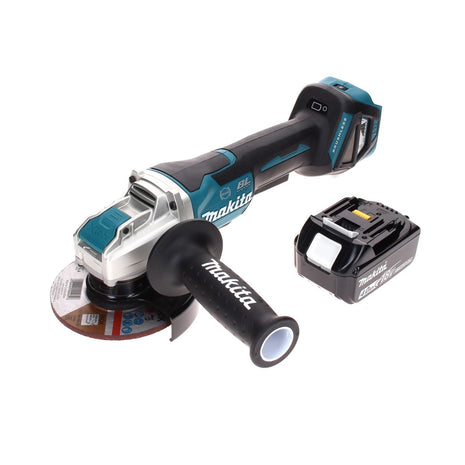 Makita DGA 519 M1 Meuleuse d'angle sans fil 18 V 125 mm Brushless X-Lock + 1x batterie 4,0 Ah - sans chargeur