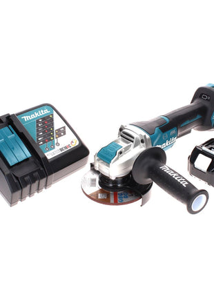 Makita DGA 519 RM1 Meuleuse d'angle sans fil 18 V 125 mm Brushless X-Lock + 1x batterie 4,0 Ah + chargeur