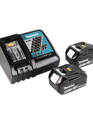 Makita DGA 519 RM Meuleuse d'angle sans fil 18 V 125 mm Brushless X-Lock + 2x batterie 4,0 Ah + chargeur