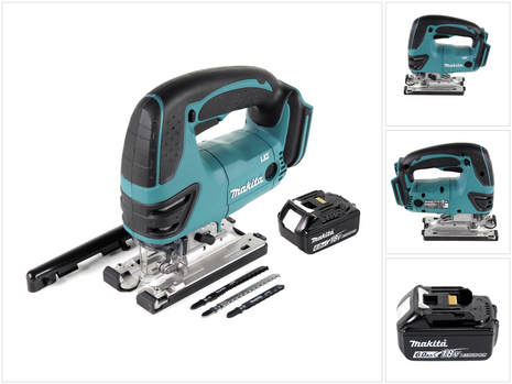 Makita DJV 180 G1 Scie sauteuse sans fil 18V + 1x Batterie 6.0 Ah - sans chargeur