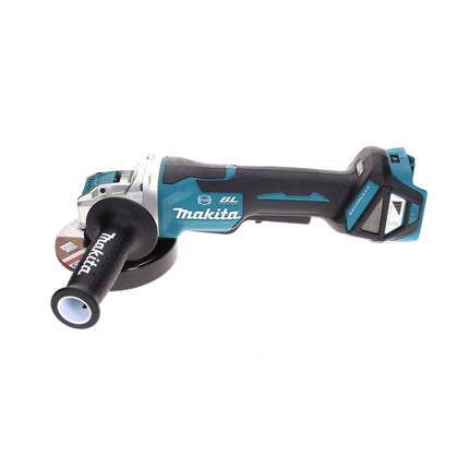 Makita DGA 519 RMJ Akku Winkelschleifer 18 V 125 mm Brushless X-Lock + 2x Akku 4,0 Ah + Ladegerät + Makpac
