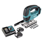 Sierra de calar a batería Makita DJV 180 RG 18V + 2x baterías 6,0 Ah + cargador