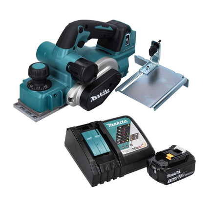 Pialla a batteria Makita DKP 181 RF1 82 mm 18 V brushless + 1x batteria ricaricabile 3,0 Ah + caricabatterie