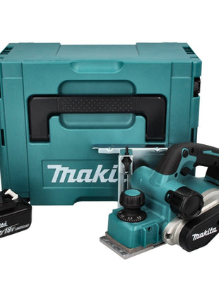 Makita DKP 181 F1J Akku Hobel Falzhobel 82 mm 18 V Brushless + 1x Akku 3,0 Ah + Makpac - ohne Ladegerät