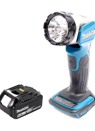 Makita BML 802 G1 Akku Lampe für 14,4 und 18V Akkus + 1x Akku 6,0 Ah - ohne Ladegerät