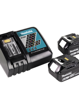 Makita BML 802 RG Akku Lampe für 14,4 und 18V Akkus + 2x Akku 6,0 Ah + Ladegerät