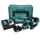 Makita DKP 181 RM1J rabot sans fil 82 mm 18 V sans balais + 1x batterie 4,0 Ah + chargeur + Makpac