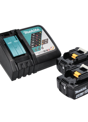 Makita DKP 181 RMJ raboteuse sans fil 82 mm 18 V sans balais + 2x batterie 4,0 Ah + chargeur + Makpac