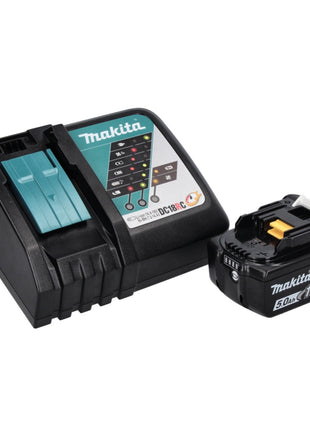 Makita DKP 181 RT1 Akku Hobel Falzhobel 82 mm 18 V Brushless + 1x Akku 5,0 Ah + Ladegerät