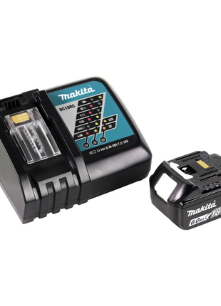 Makita DML 801 RG1 Lampe de chantier sans fil 14,4 - 18 V + 1x Batterie 6,0 Ah + Chargeur