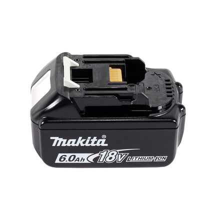 Makita DKP 181 G1J Pialla a batteria 82 mm 18 V brushless + 1x batteria ricaricabile 6,0 Ah + Makpac - senza caricabatterie