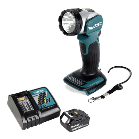 Lámpara de batería Makita DML 802 RG1 para batería de 14,4 y 18 V + 1x batería 6,0 Ah + cargador