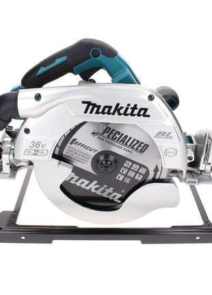 Sierra circular de mano a batería Makita DHS 900 RF2 36 V (2x 18 V) 235 mm sin escobillas + 2x batería 3,0 Ah + cargador