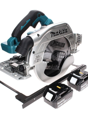 Makita DHS 900 M2 Scie circulaire sans fil 36 V (2x 18 V) 235 mm brushless + 2x Batteries 4,0 Ah - sans chargeur