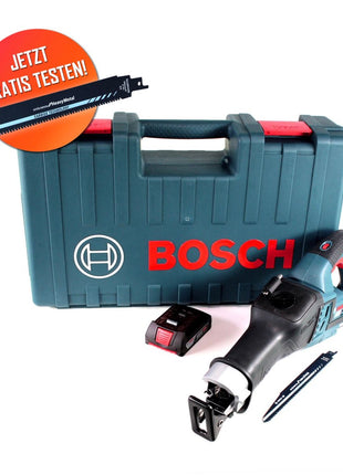 Lame de scie alternative au carbure Bosch gratuite Scie alternative à batterie Bosch GSA 18V-32 Scie alternative sans balais 18 V + 1 batterie 2,0 Ah + coffret - sans chargeur