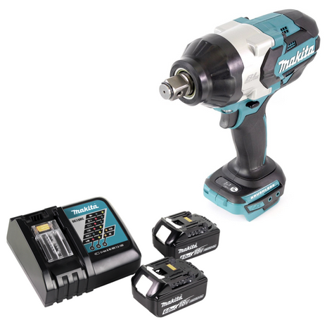 Makita DTW 1001 RG Atornillador de impacto inalámbrico 18V 3/4" 1050Nm sin escobillas + 2x batería 6,0 Ah + cargador