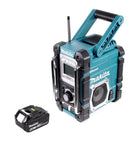 Makita DMR 106 G1 radio de obra con batería 7,2 - 18 V + 1x batería 6,0 Ah - sin cargador