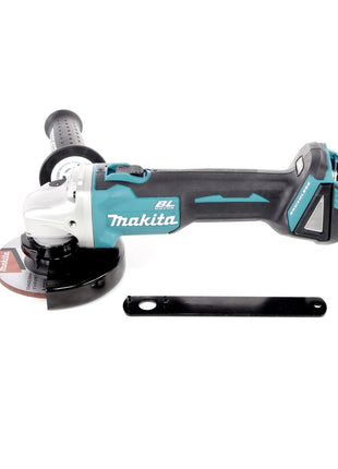 Makita DGA 506 G1 Akku Winkelschleifer 18 V 125 mm Brushless + 1x Akku 6,0 Ah - ohne Ladegerät