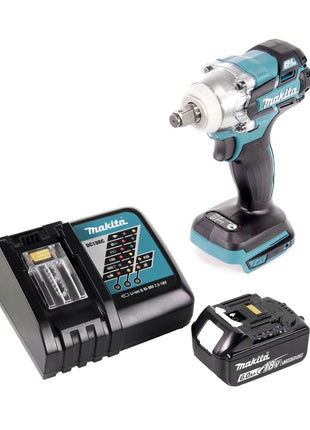 Makita DTW 285 RG1 Akku Schlagschrauber 18 V 280 Nm 1/2" Brushless + 1x Akku 6,0 Ah + Ladegerät