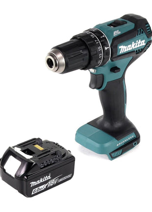 Makita DHP 485 G1 Perceuse-visseuse à percussion sans fil 18 V 50 Nm Brushless + 1x Batterie 6,0 Ah - sans chargeur