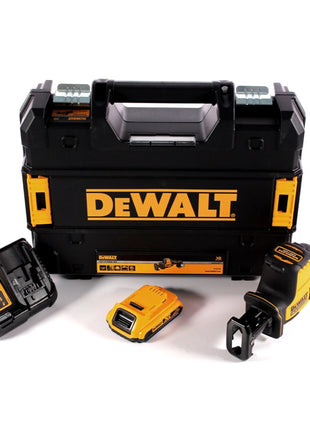 DeWalt DCS 369 D1 Akku Säbelsäge 18 V + 1x Akku 2,0 Ah + Ladegerät + TSTAK - Toolbrothers