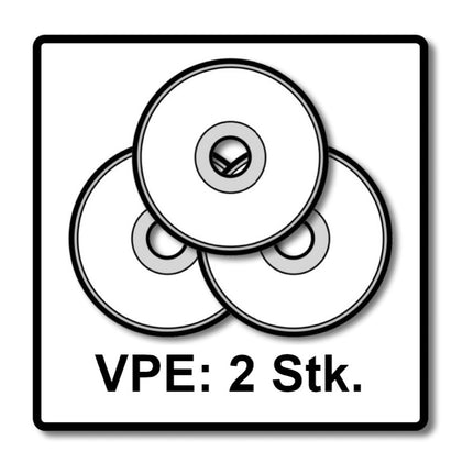 Bosch GWX 14-125 Professional Winkelschleifer 1400 W 125 mm X-Lock + Fächerschleifscheibe X571 K40 + Fächerschleifscheibe X571 K80