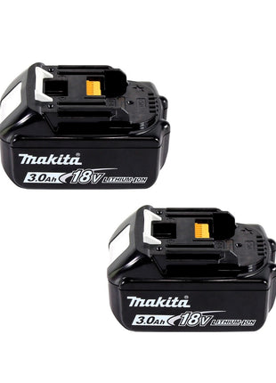 Makita DGA 900 FK Meuleuse d'angle sur batterie 36 V (2x 18 V) 230 mm sans balais + 2x batterie 3,0 Ah + coffret - sans chargeur