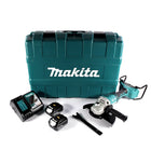 Makita DGA 900 RGK Akku Winkelschleifer 36 V ( 2x 18 V ) 230 mm Brushless + 2x Akku 6,0 Ah + Ladegerät + Koffer