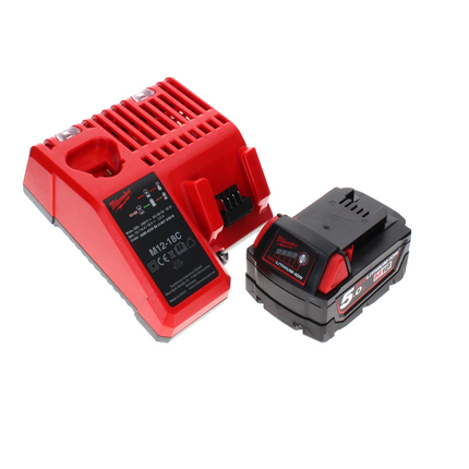 Milwaukee M18 FCOS230-501C Akku Trennschleifer 18 V 230 mm Brushless + 1x Akku 5,0 Ah + Ladegerät
