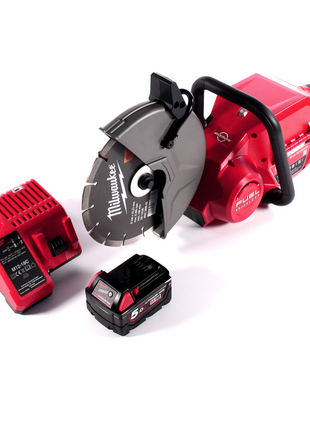 Milwaukee M18 FCOS230-501C Akku Trennschleifer 18 V 230 mm Brushless + 1x Akku 5,0 Ah + Ladegerät