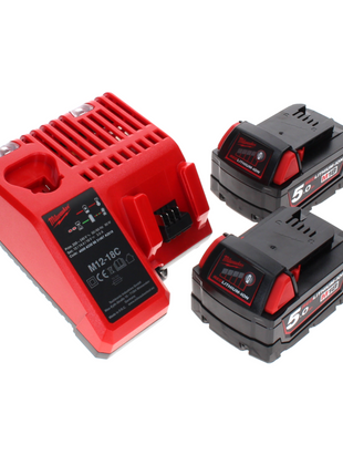 Milwaukee M18 FCOS230-502C Akku Trennschleifer 18 V 230 mm Brushless + 2x Akku 5,0 Ah + Ladegerät