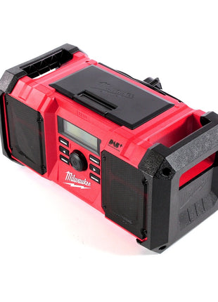 Milwaukee M18 JSR DAB+-402C Akku / Netz Radio Baustellenradio 18 V + 2x Akku 4,0 Ah + Ladegerät