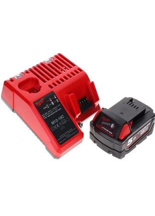 Milwaukee M18 JSR DAB+-501C batterie / radio de chantier 18 V + 1x batterie 5.0 Ah + chargeur