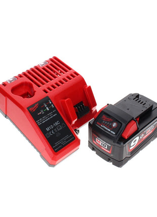 Milwaukee M18 JSR DAB+-901C Akku / Netz Radio Baustellenradio 18 V + 1x Akku 9,0 Ah + Ladegerät