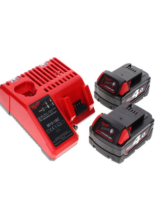 Coupe-herbe à batterie Milwaukee M18 CLT-402C 18 V sans balais + 2x batteries 4,0 Ah + chargeur